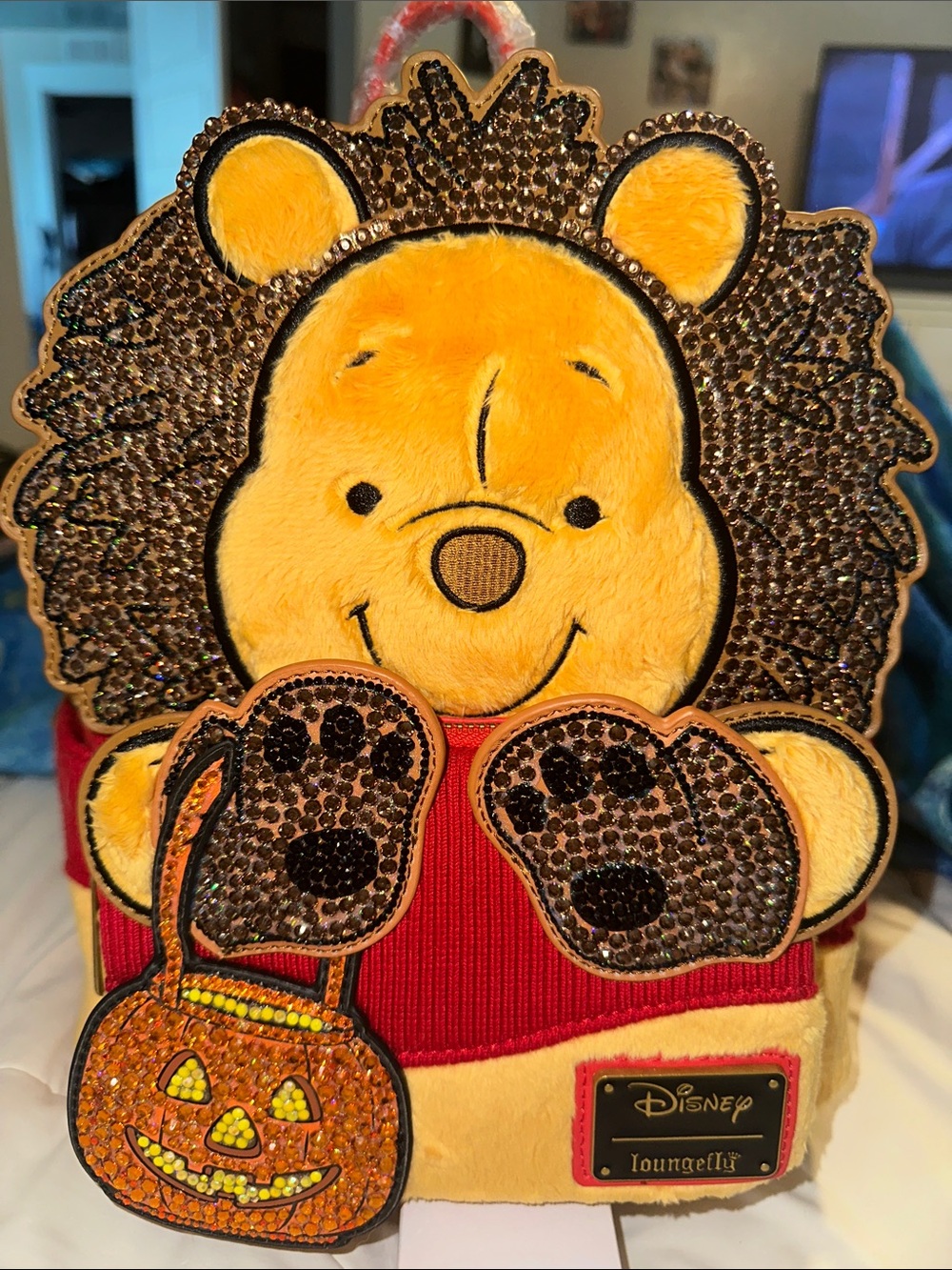 Loungefly Embellished Winnie the Pooh Halloween Backpack NWT